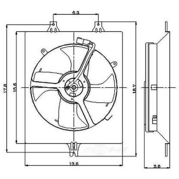 Engine Cooling Fan Assembly