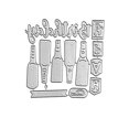 thumbnail image 4 of Troquel metálico TingZVen Happy Birthday Bottle 12 x 11 cm, 4 of 6