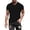 Black, variant on Male Solid Color Short Sleeve V Neck T Shirt Fashion Trend Bottoming Shirt Workout Shirts for Men Big T Shirts for Men Cow Print Shirt Rub Some Dirt on It Shirt Spandex T Shirt Men