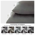 thumbnail image 4 of MKHSQHDG Today's Deals 2Pcs Standard Size (20X26 Inches) Satin Pillow Covers with Envelope Closure, 4 of 9