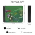 thumbnail image 2 of Game The Legend Of Zelda PU Leather Wallet With Card Slots Bifold Wallet Money Organizers Holder Gift Daily Wallet, 2 of 7