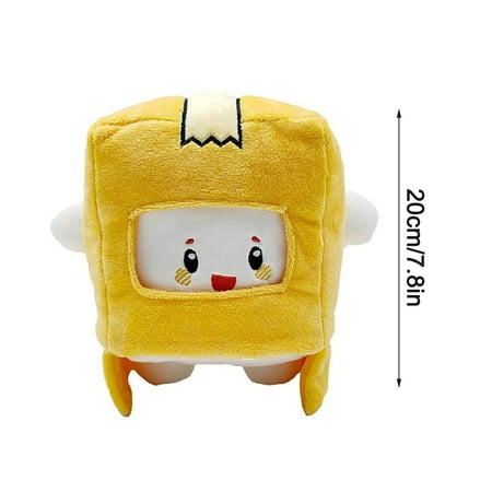 Lankybox Plush Toy Lankybox Foxy Plush Removable Cartoon Robot Soft Toy Plush Children's Gift Turned Into A Doll Girl Bed Pillow | Walmart Canada