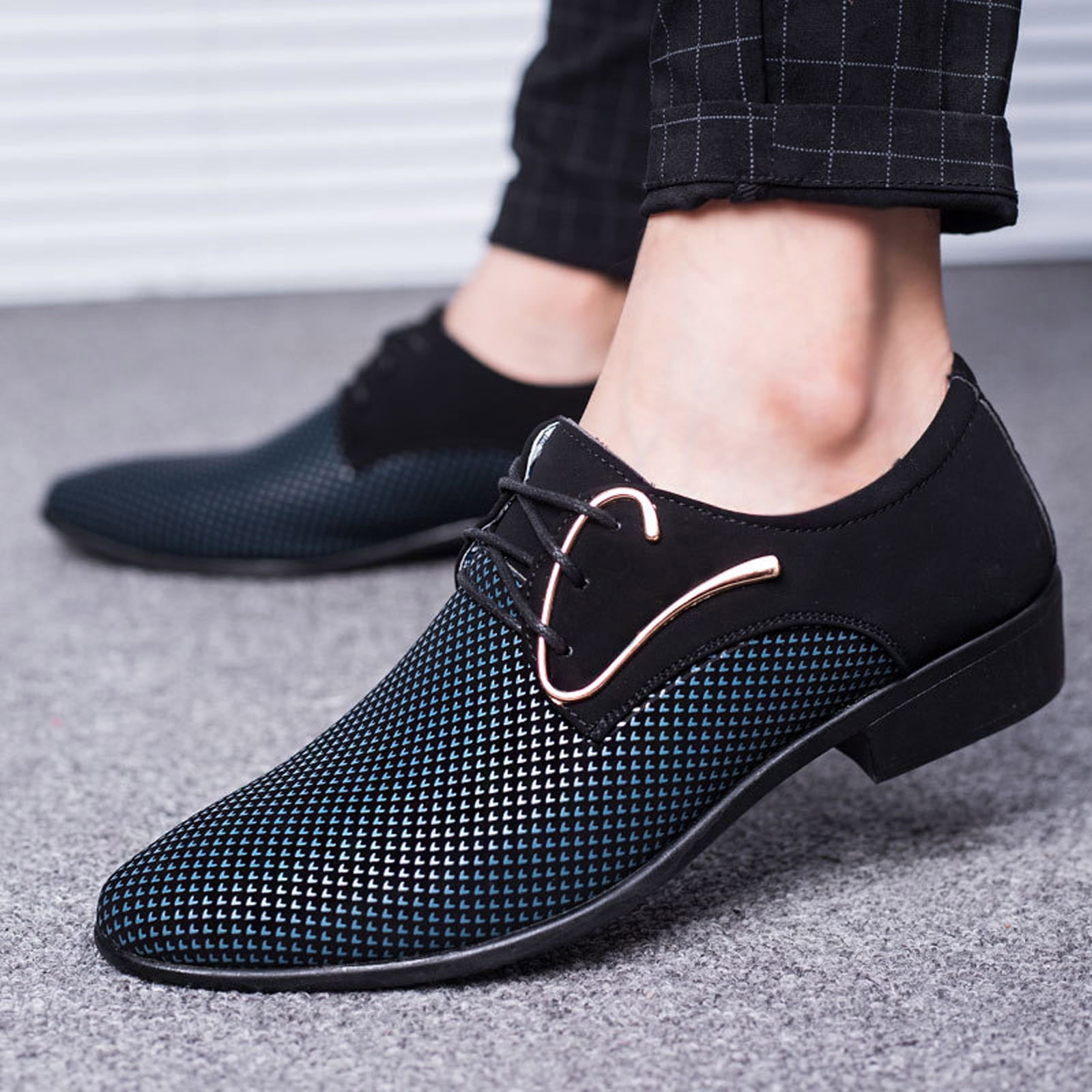 Cameland Formal Casual Shoes Business Leather Shoes Pointed Casual Men s Shoes Walmart