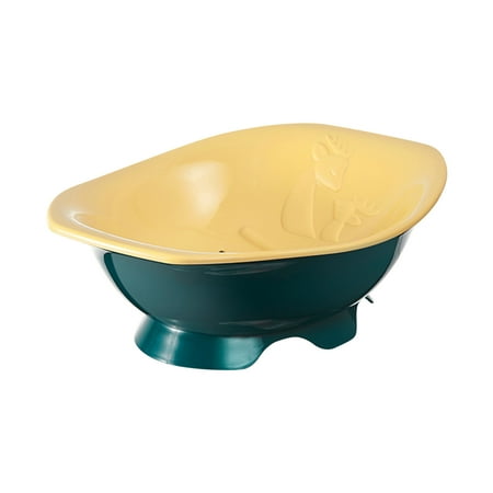 

aoksee Kitchen Utensils Household Double-layer Basin Multi-function Hole Fruit And Vegetable Plate Creative Living Room Snack Fruit Plate Gift on Clearance
