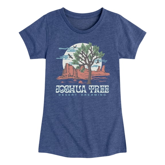 Instant Message - Joshua Tree Fitted Short Sleeve Graphic T-Shirt