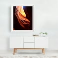 thumbnail image 2 of Curves of the Canyon - Arizona Photography Desert Abstract Nature Landscape Scenic Surrealism White Framed Wall Art Print 16 x 20 inches, 2 of 3