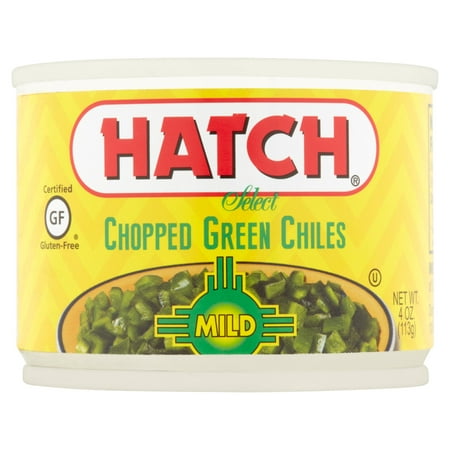 Hatch Mild Fire-Roasted Chopped Green Chiles, 4