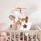 thumbnail image 4 of XWSHYW Adornos Colgantes So Porte Móvil para Cuna de Bebé Móvil de Madera de Fieltro para Cuna de Bebé Decoración de Regalo para Recién Nacidos Regalos para Recién Nacidos para Bebés y Niñas Campanas, 4 of 5