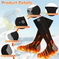 thumbnail image 5 of Heated Socks for Men Women, APP Control Rechargeable 8000mAh*2 Battery Electric Socks, Winter Washable Thermal Socks for Outdoor Camping Skiing Fishing Hunting, 5 of 7