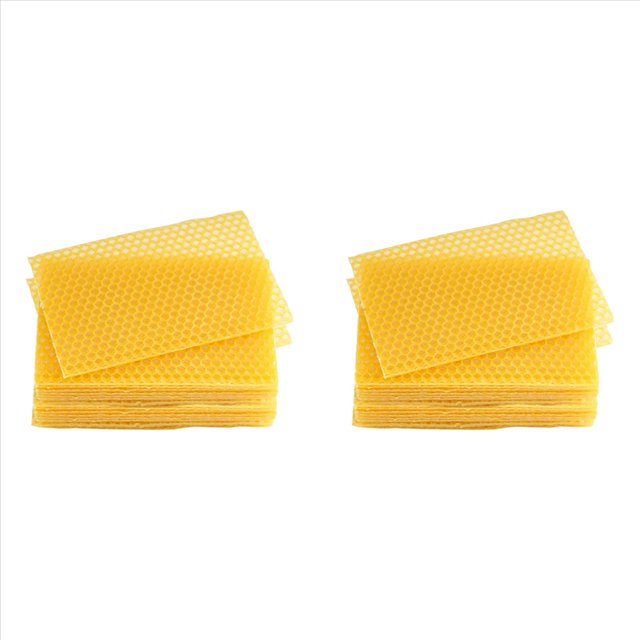 Hojas de de Abejas 60 Piezas Hojas de Base de de Abejas Base de para Marcos de Abejas Hojas de Panal Natural Hojas de de Abejas