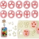thumbnail image 1 of 10 cortadores de arcilla polimérica para hacer aretes, mini flores, hojas, corazones y mariposas, herramientas de arcilla polimérica para hacer aretes, bisutería y manualidades., 1 of 5