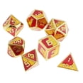 thumbnail image 1 of 7 D8 D10 D12 D20 Juego de rol de dados para juego Naranja Zulema 7 dados poliédricos, 1 of 8
