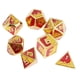 thumbnail image 1 of Paquete de 7 dados poliédricos de 7 matrices para mazmorras y dragones ( D8 D10 D12 D20) naranja, 1 of 9