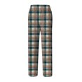 thumbnail image 5 of Fabrcox Plaid Men's Flannel Pj Pants M-Xxl Xxxl Straight Leg Pj Bottoms with Pockets Winter Warm Casual Drawstring Sleepwear Pants Navy 3XL, 5 of 6