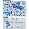 thumbnail image 1 of Pegatina de decoración de Feliz Navidad para ventana, Bola de oro, copo de nieve, calcomanías de pared, suministro para fiesta y Festival, 2024, 1 of 4