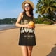 thumbnail image 3 of Easygdp Happy New Year 2025 E para Vestido Transpirable de Mujer, Vestido Suelto de Manga Corta con Pliegues y Bolsillos para el Verano, 3 of 7