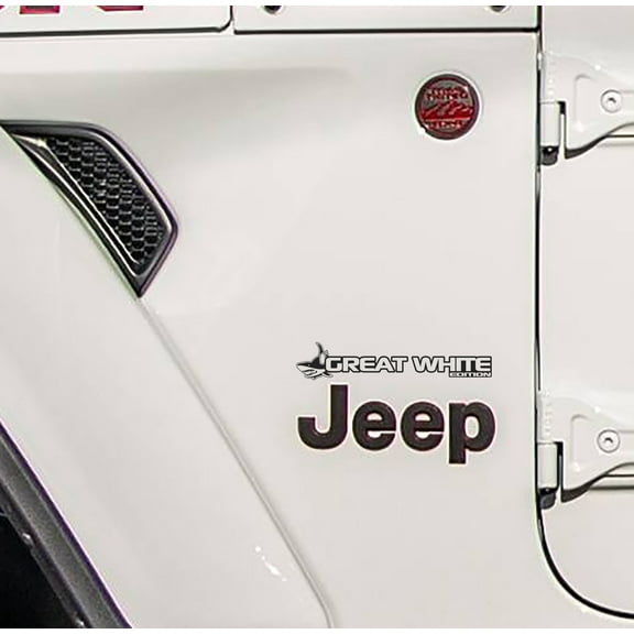 Collectible Decals Fender Decals For Wrangler/Gladiator - JL/JT Great White Edition Decal (Pair)