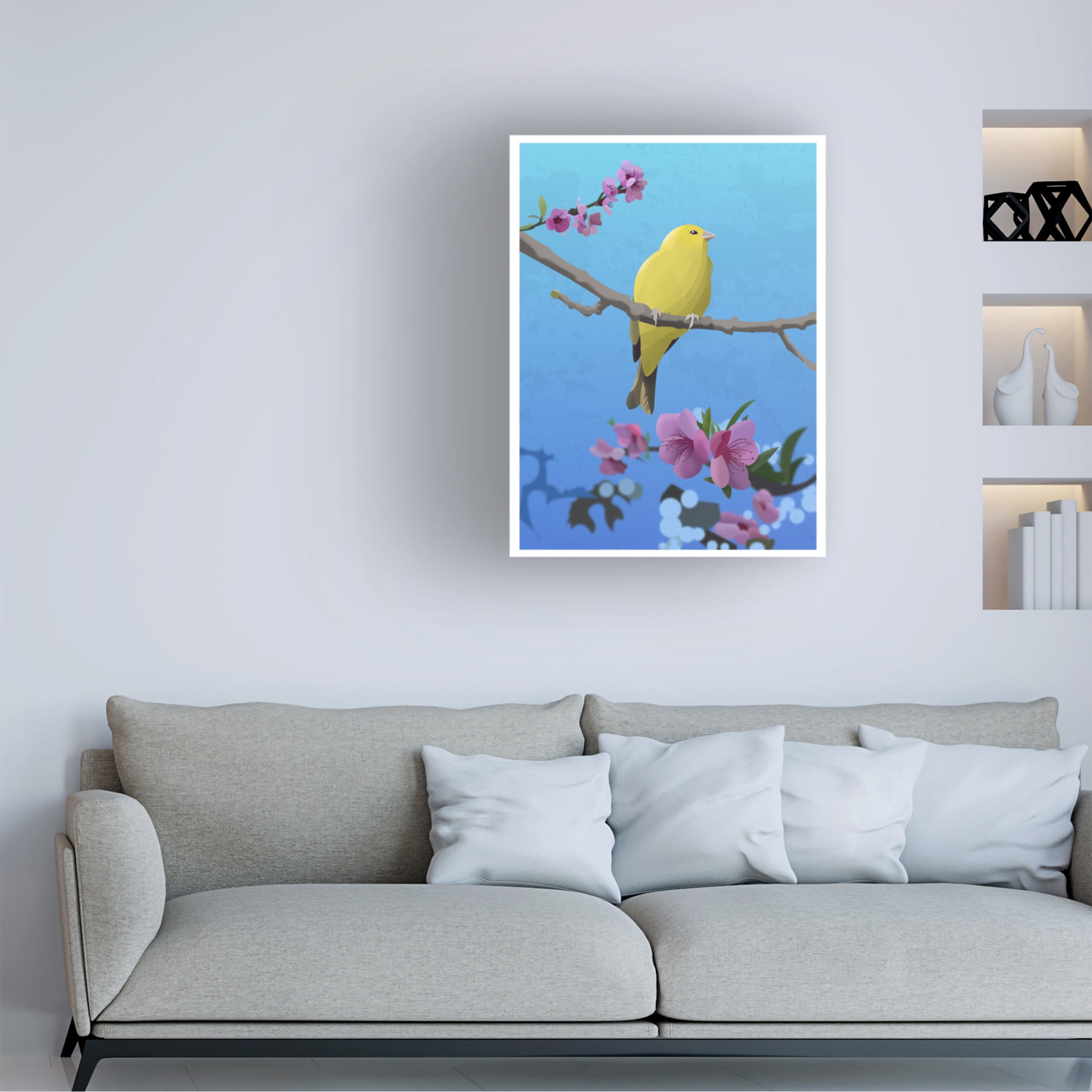 Trademark Fine Art Franco Caballero Goldfinch Canvas Wall Art