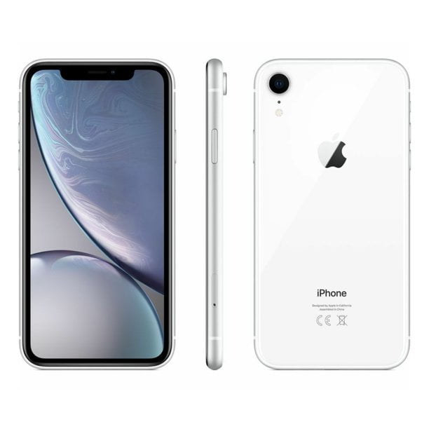 Restored Apple iPhone XR 64GB White Fully Unlocked (Refurbished