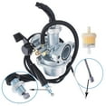 thumbnail image 2 of munirater Carburetor Replacement for Honda CRF70F 2004-2012 XR70R 1998-2003 with Throttle Cable Fuel Filter, 2 of 5