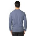 thumbnail image 2 of Threadfast Apparel 100LS Ultimate CVC Long Sleeve T-Shirt-Navy Heather-4XL, 2 of 2
