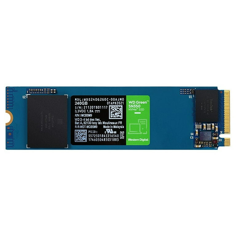 Green SN350 240GB SSD NVMe State Drive M.2 2280 Interface Large Capacity High-speed Transmission Slim Compact SSD - Walmart.com