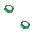 thumbnail image 2 of Injueey Cinta de papel de regalo para boda, accesorios artesanales hechos a mano, tela de costura, cintas de poliéster para fiesta de Navidad, verde 19 2piezas, 2 of 6