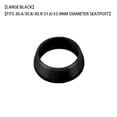 thumbnail image 3 of Eigraketly Tija de sillín de bicicleta, anillo de silicona, cubierta antipolvo, impermeable, para bicicleta de montaña, accesorios protectores para Ciclismo Negro L Eigraketly  OD000349-05, 3 of 6