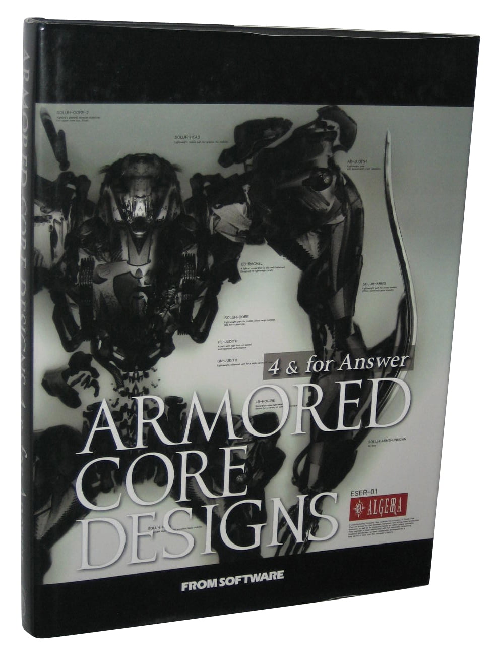 Armored Core Designs 4 & For Answer Software Japanese Algera Book