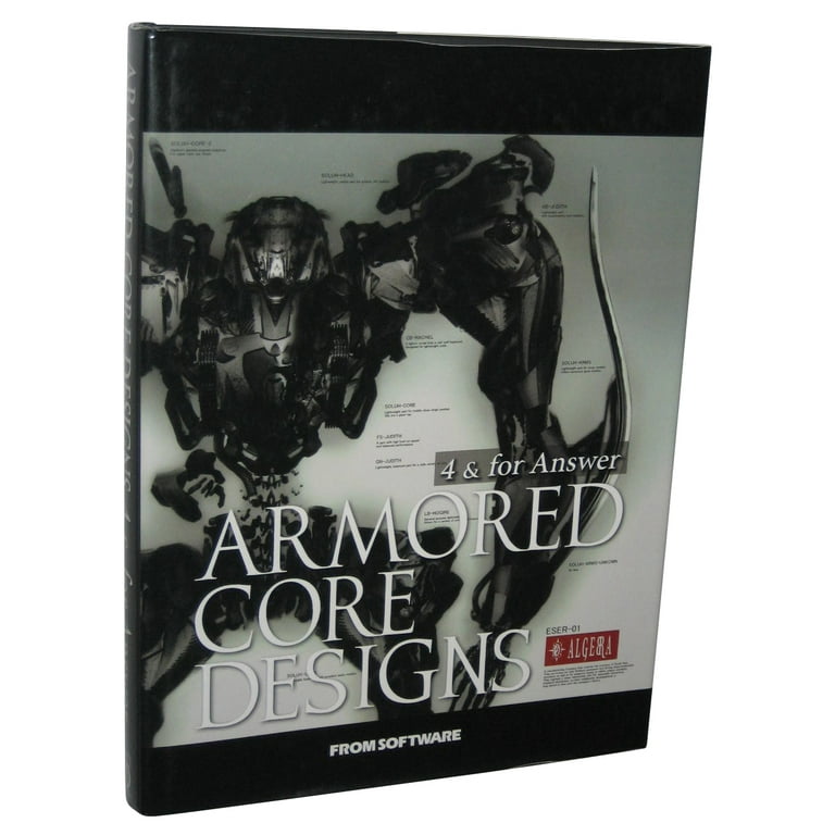 Armored Core Designs 4 & For Answer Software Japanese Algera Book 