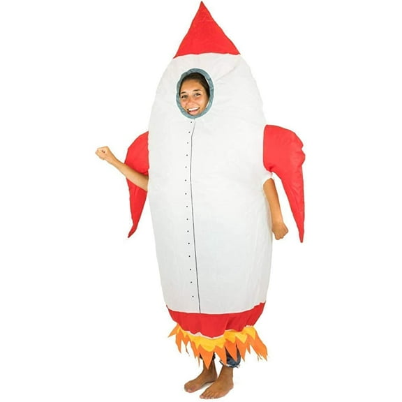 Space Rocket Inflatable Costume for Adults (One Size)