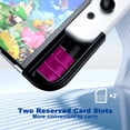 thumbnail image 6 of OCHIKI Protective Dockable Case with Game Card Slots for Nintendo Switch OLED, Black TPU+PC Grip Cover with Shock-Absorption and Anti-Scratch Design, 6 of 7