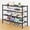 Black, variant on decorUhome Bamboo 3-Tier Shoe Rack for Closet, Shoe Storage Organizer, Wood Closet Shelves for Entryway, Natural