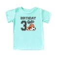 thumbnail image 4 of 3rd Birthday Baller Shirt for Boys Sports Theme Party T-Shirt for 3 Year Old Toddler Chill Shirt 4T, 4 of 5