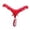 Red, variant on Women Ruffled Lace Thong Panties, Ruffled Floral Lace Waistband Satin Bow Straps Light‑Weight Breathable Ladies Underwear Size: One Size Red