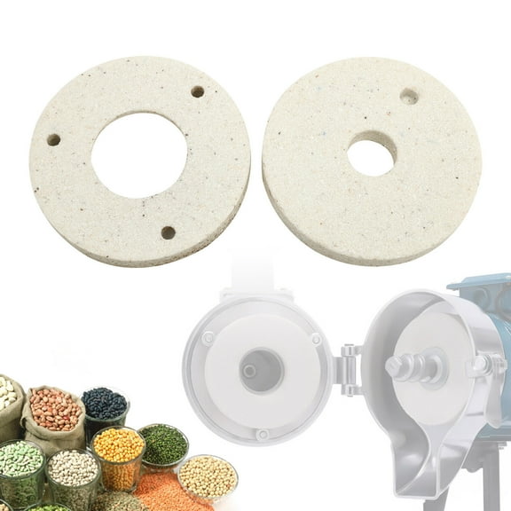 2 Grinding Wheel Sand Milling Sheet for Grain Mill Electric Dry &Wet Grinder