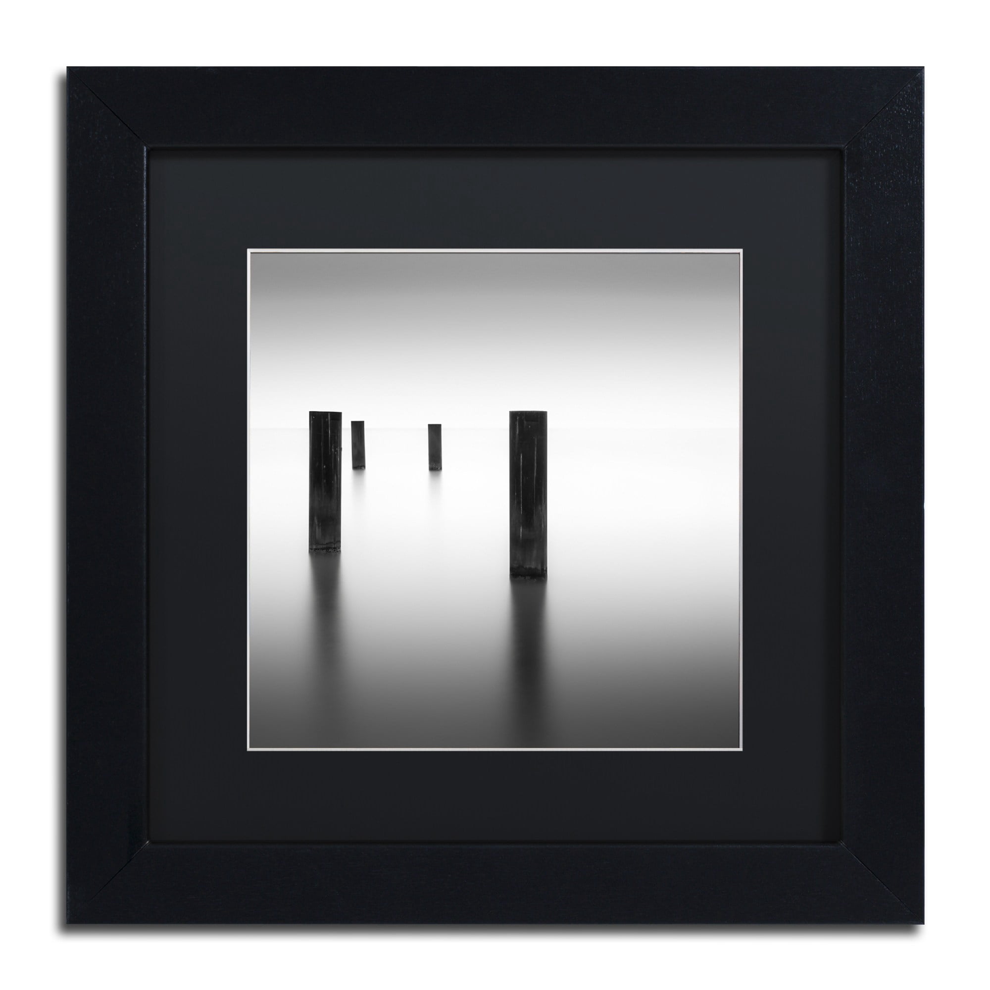 Trademark Fine Art "Lucid" Canvas Art by Dave MacVicar, Black Matte, Black Frame