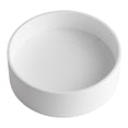 thumbnail image 3 of Ancona Évier de Salle de Bain en Pierre Acrylique Pure Ronde en Blanc Mat, 3 of 8