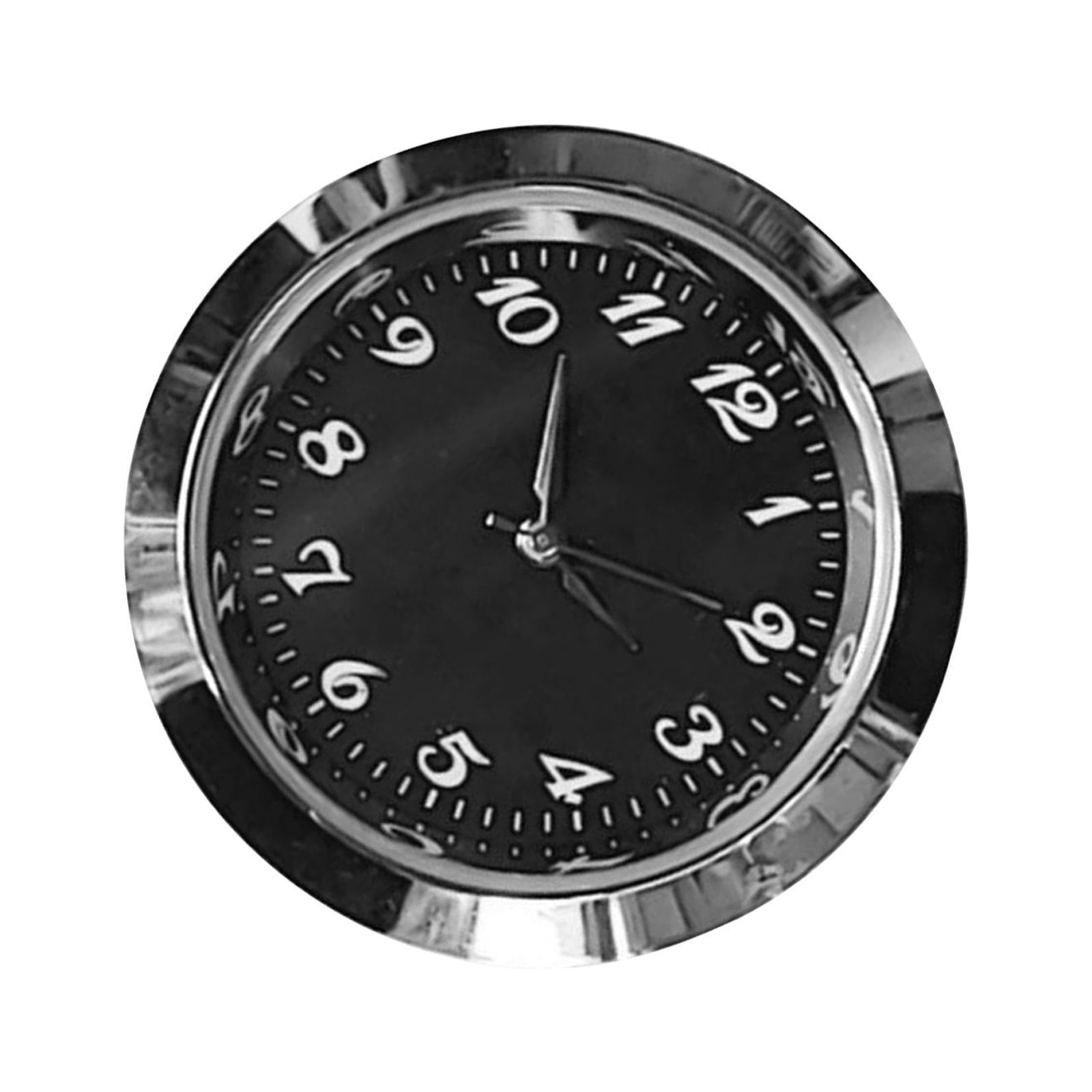 Clock Insert Quiet Clock Mechanism 35mm Easy to Read for DIY Clock Repairing Black Arabic