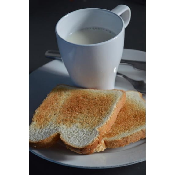 Tea and Toast for Breakfast Journal : 150 Page Lined Notebook/Diary