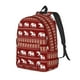 thumbnail image 1 of Disketp Elephant Mochila de Lona Estampada, Mochila Escolar de Viaje Ligera para Estudiantes y Portátil-Small, 1 of 5