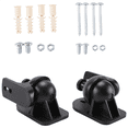 thumbnail image 3 of Universal Rotatable Speaker Wall Mount Stand Bracket 5 Pair Black, 3 of 5