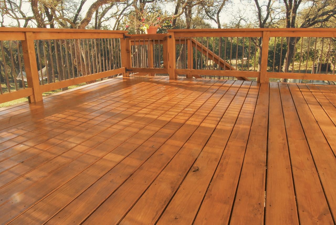 KILZ Waterproofing Wood Stain, Exterior, Semi-Transparent, Cedar, 1 Gallon