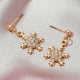 thumbnail image 5 of Fiudx Ofertas Relámpago Pendientes Cortos De Copo De Nieve Hermosos Y Exquisitos Con Temperamento Versátil Para Mujer, 5 of 6