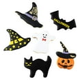 thumbnail image 4 of 7 Pieces/set Cake Molds Halloween Stainless Steel Chocolate 1 2 3 Shapers Kitchen Cooking Baking Cookie Embossers, Type A, 4 of 7
