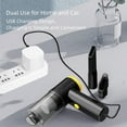 thumbnail image 7 of Rechargeable Car Vacuum Blower Combo, 12000pa Suction Small Wet Dry Handheld Vacuum Cleaner and Blower, 30 Mins Runtime, Portable Car Vacuum Cordless Air Blower for Pet Hair Home Office, 7 of 7