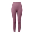 thumbnail image 4 of Leggings with Pockets for Women, Comdrip Women's High Waist Yoga Pants with Pockets Yoga Pants Sport Workout Leggings for Women Tummy Control Leggings for Women Purple M, 4 of 4