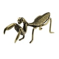 thumbnail image 3 of Adorno De Mantis Religiosa, Figura De Mantis De Cobre Antigua, Patrón Pintado A Mano Realista Para Jardín, 3 of 7