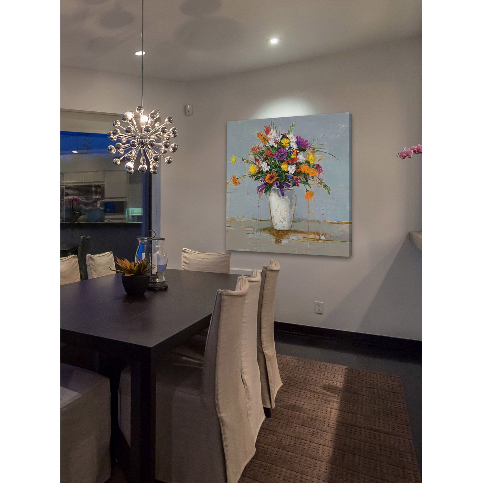 Marmont Hill "Chroma Moments I" by Julie Joy Painting Print on Wrapped Canvas