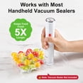 thumbnail image 3 of BoxLegend Vacuum Sealer Bags,3 Sizes 30 Pcs Reusable Food Seal Bags,Works for All Handheld Vacuum Sealer, 3 of 8
